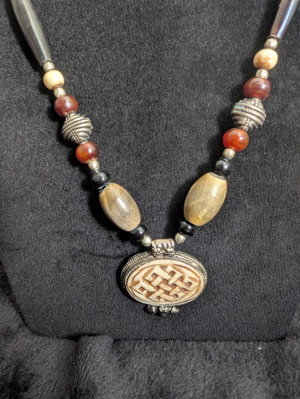 Tibetan Gau Pendant Prayer Box Necklace